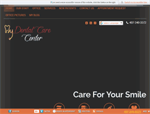 Tablet Screenshot of mydentalcarecenter.com